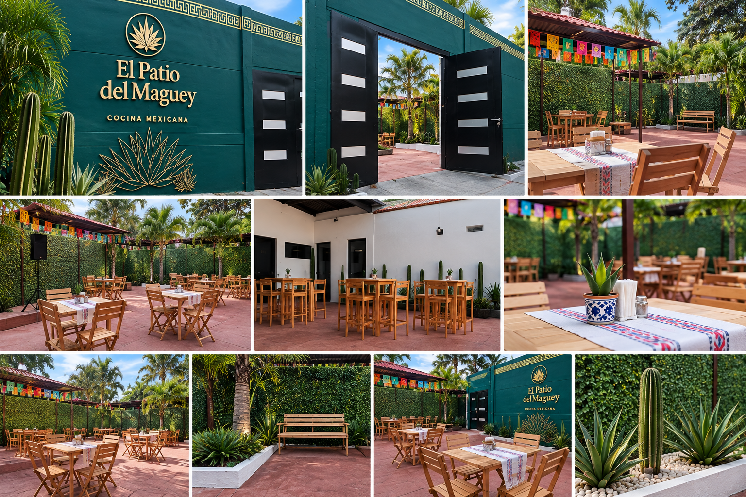 Patio e instalaciones de El Patio del Maguey